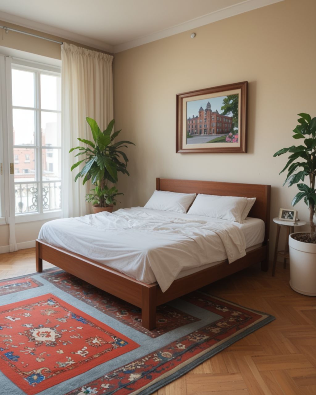 154860-1614217704-in Bedroom environment with open space ,urban loft ,exposed pipes ,brick and wood textures,large windows , queen bed, cloth hamp.jpg